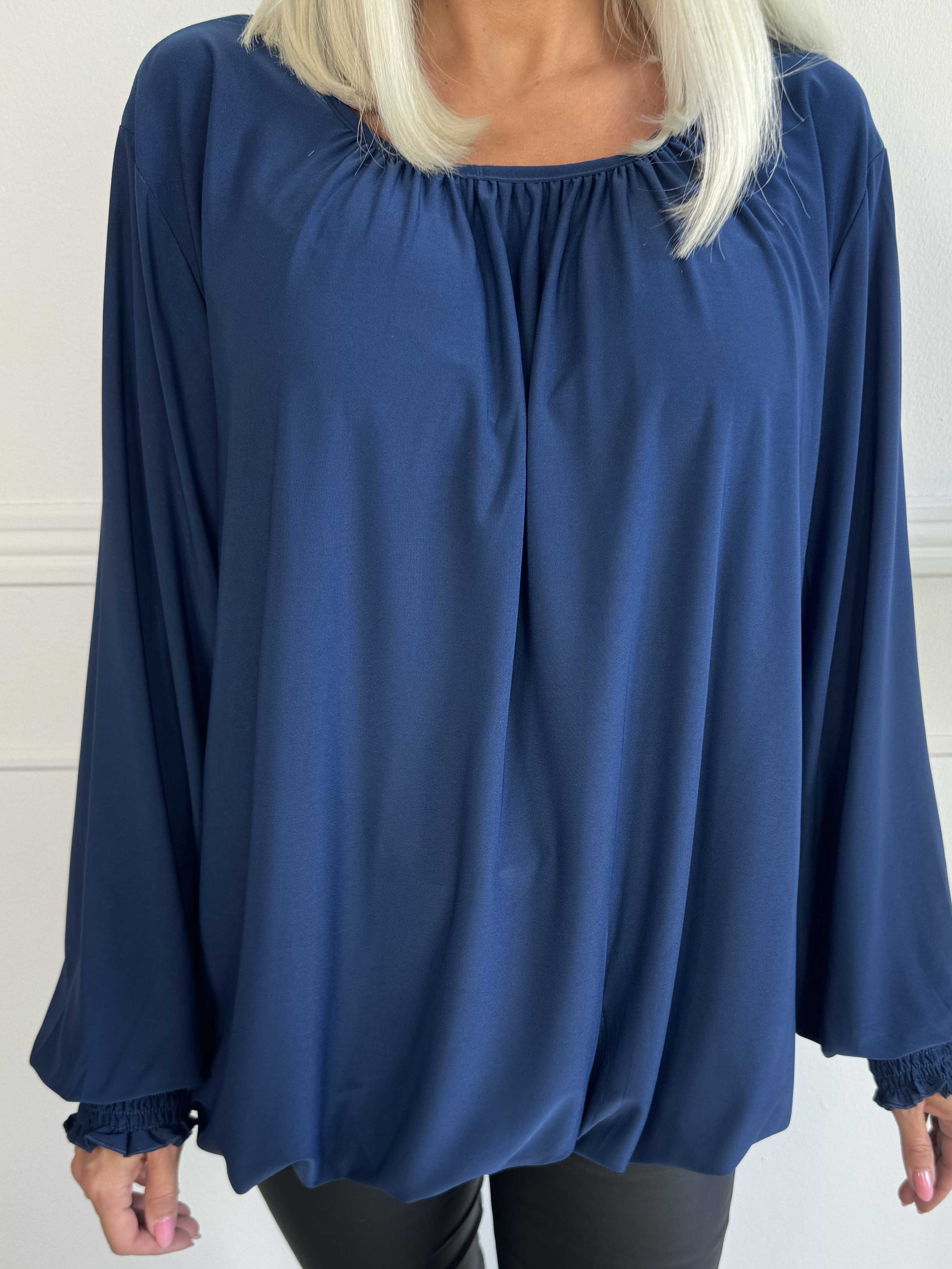 Miracle Plain L/S - Elastisk bluse med lange ærmer